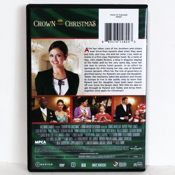 Hallmark Holiday Collection DVD CROWN FOR CHRISTMAS Danica McKellar - Picture 2 of 5